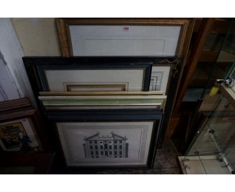 A collection of architectural&nbsp;prints. (7) 
