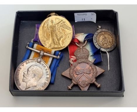 Medals:&nbsp;a World War I trio, to&nbsp;SS.109072, S Pearce Stoker 1st class R.N; together with a HMS King George Football L