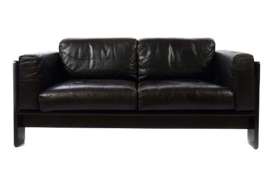 Scarpa Tobia Geb 1935 Italienischer Designer Bastiano 2 Sitzer Sofa Entwurf 1960 Ausfuh