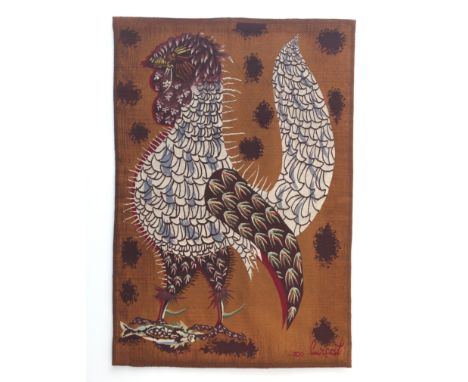 After Jean Lurçat (1892-1966) A wall tapestry, Le Coq Pecheur, ca. 1960, woven at: De Knipscheer, Laren (purchased January 19