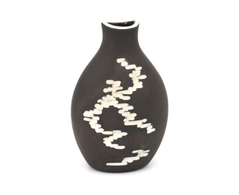 Jaap Ravelli (1916-2011) A small ceramic vase decorated with capricious linear pattern, 1950s, signed underneath and 53. 11 c