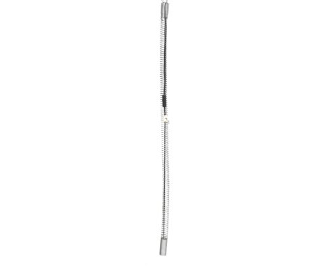Eighties A chromium plated metal spiralling lamp, adjustable in height and position. var. dim.