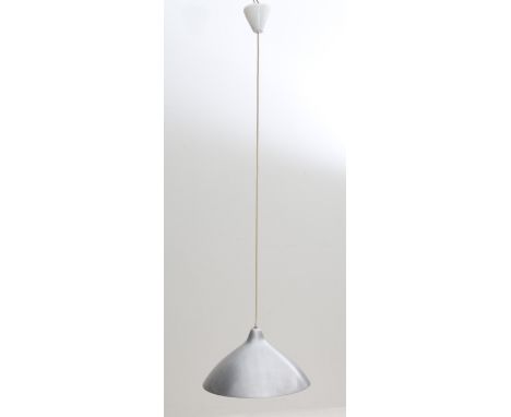 Lisa Johansson-Pape (1907-1989) An aluminium hanging lamp with white lacquered inside, produced by Stockmann Orno, Finland, 1