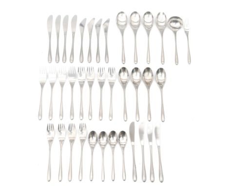 Tapio Wirkkala (1915-1985) A part stainless steel cutlery set, model 'Taille', produced by Rosenthal, Austria, designed 1972,