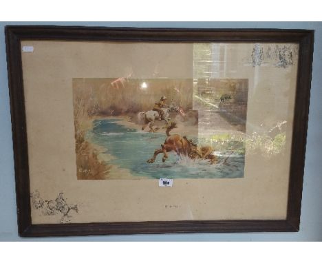 Charlie Johnson Payne ' Snaffles ' (1884-1967), The Panee, lithograph, signed in pencil within the margin  lower right with v