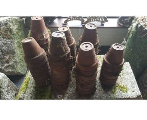A Large Quantity of Vintage Terracotta Pots.