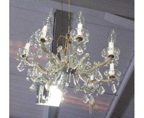 A Good Eight Branch Chandelier.