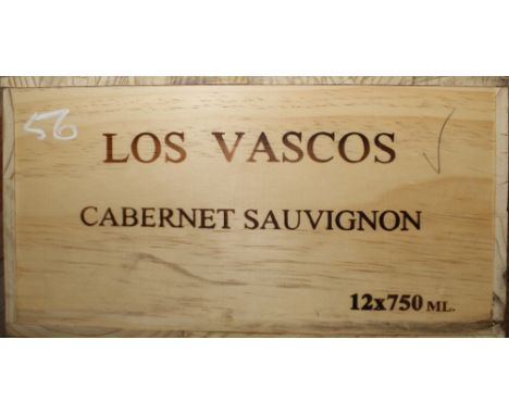 Los Vascos Cabernet Sauvignon, Domaines Barons de Rothschild (case of 12 bottles, no indication of vintage date, but delivery