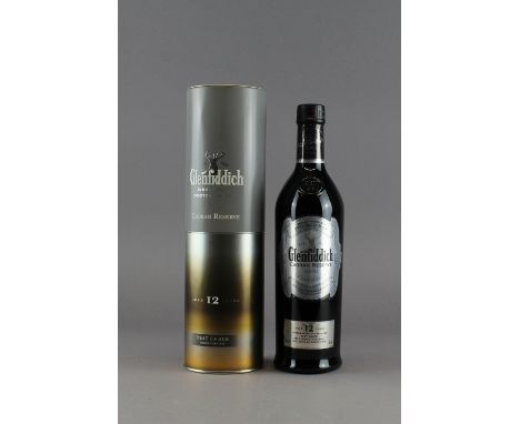 A bottle of Glenfiddich Caoran Reserve Single Malt Scotch Whisky, aged 12 years (at bottling - with gift tin) Unopened seal, 