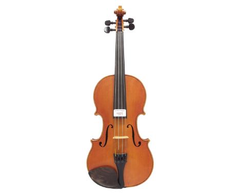 American violin by B.H. Huckaby, Peaks Mill KY-1995, no. 46, Isabella, model inspired by the Emperor of Stradivarius of 1715,