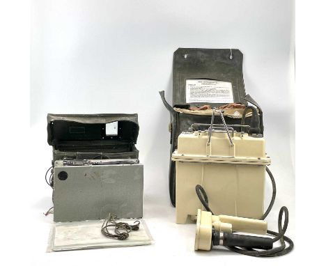 The Meter, Survey, Radiac, No2 serial No 35151 By E.K Cole with manual and fitted case, together with a Meter Contamination N