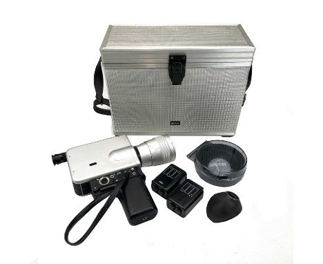 A Braun Nizo 801 Macro super 8 cine camera serial number 1186693 with a Schneider-Kreuznach Macro-Variogon 7-80mm f/1.8 zoom 