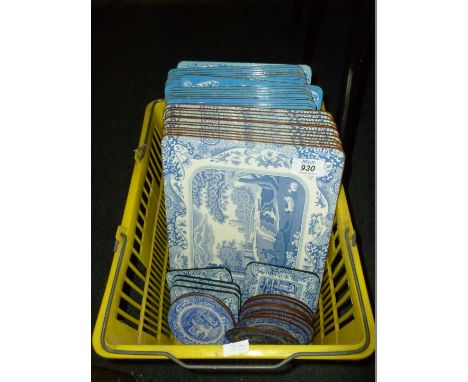 A quantity of Spode Italian melamine Table Mats and Coasters. 