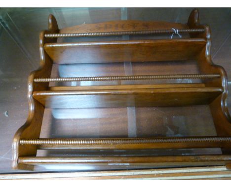 Victorian spice rack