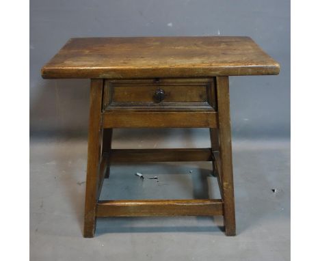 A 19th century mahogany side table, H.58 W.66 D.42cm 