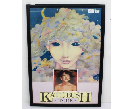 KATE BUSH 1979 Original Tour Poster - Framed In very good condition with just light creases from this now 45 year old poster.