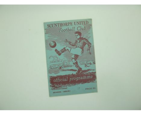 1950-1 Scunthorpe United v. Mansfield Town Programme, from their first season in the league.
