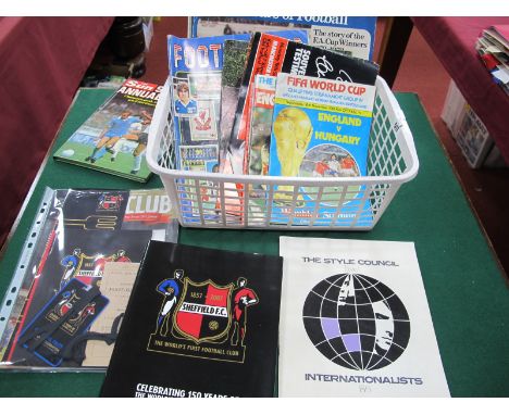 Panini Football 79 Appears Complete, Big Match programmes, Sheffield F.C memorabilia, Esso cup coins, (incomplete), Style Cou