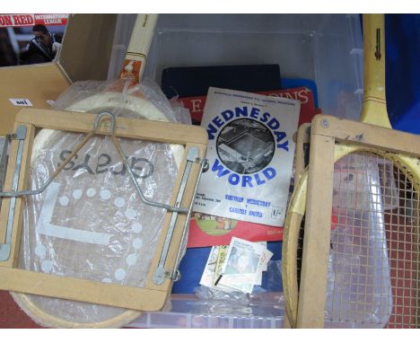 Esso 1970 World Cup and 72 F.A. Cup Coins, (complete) club badges, metal badges, Squelchers, Gazelle and Slazenger  Tennis Ra