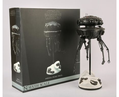 Sideshow Collectibles - Star Wars 1/6 scale action figure ' Imperial Probe Droid '. Detailed Sixth Scale action figure, with 