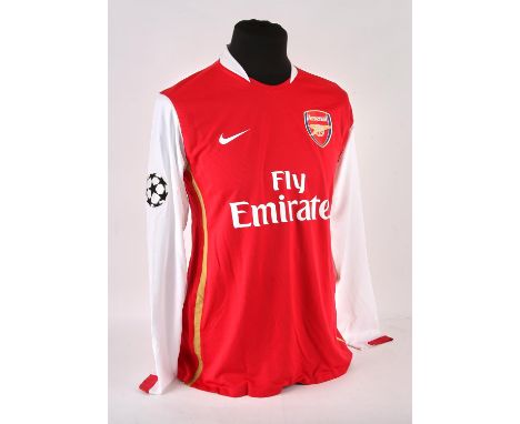 Arsenal Football Club match issue home shirt by Tomáš Rosický - Czech professional football player who played for Arsenal. Is