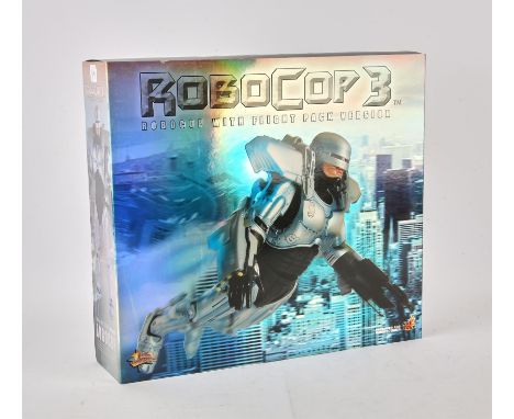 Hot Toys Robocop 3 1/6th Scale Collectible Figure, MMS32, as new, with outer card box surround, 40 x 37 x 11 cm. 