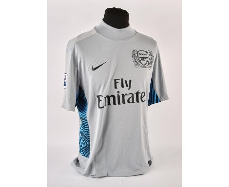 Arsenal Football Club worn goalkeeper shirt by Wojciech Szczęsny - Polish professional football player who played for Arsenal