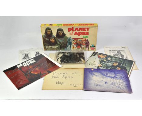 Planet of the Apes Collection - Videodisc, view master reels, script, boxed vintage game by Arrow Games, vinyl soundtracks, T