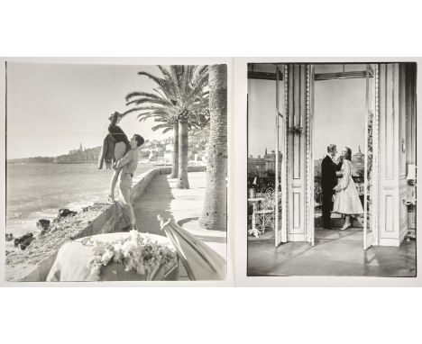 Norman Parkinson (British, 1913-1990) Dorien Leigh and Robin Tattersall [in Monte Carlo, c.1957].-  a pair of black and white