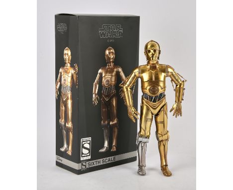 Sideshow Collectibles - Star Wars 1/6 scale action figure 'C-3PO'. Detailed Sixth Scale action figure, with various accessori