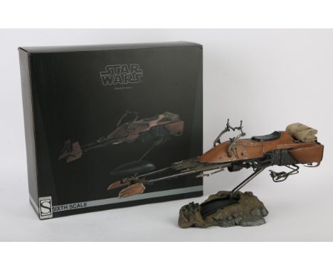 Sideshow Collectibles - Star Wars 1/6 scale action figure ' Speeder Bike '. Detailed Exclusive Sixth Scale action figure, wit