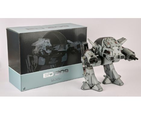 Hot Toys Robocop 1/6th scale detailed collectible figure 'ED-209', boxed as new, 41 x 55 x 21 cm. 