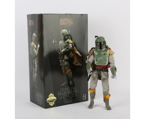 Sideshow Collectibles - Star Wars 1/6 scale action figure ' Boba Fett '. Detailed Exclusive Sixth Scale action figure, with v