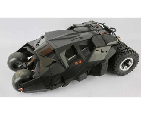 Hot Toys Movie Masterpiece 1/6th Scale Batman The Dark Knight Batmobile MMS 69 from the film starring Heath Ledger, boxed. Ou