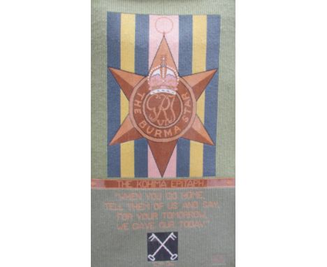 A tapestry picture for The Kohma Epitaph, together with a collection of pictures and photographs etc