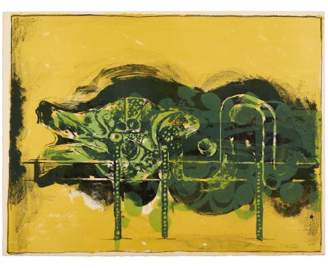 Graham Sutherland O.M. (British, 1903-1980)Submerged Form (Tassi 106) Lithograph printed in colours, 1968, on wove, signed an