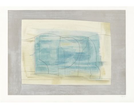 Ben Nicholson O.M. (British, 1894-1982)Still Life Lithograph printed in colours, 1962, on wove, signed in blue ink verso, num
