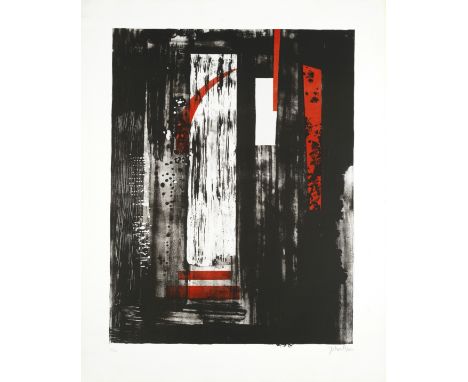 John Piper C.H. (British, 1903-1992)Leckhampstead, Berkshire, from 'A Retrospect of Churches' (Levinson 134) Lithograph print