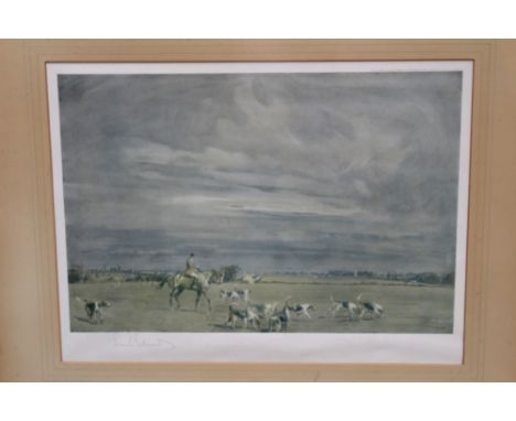 Collection of sporting prints to include:  signed Lionel Edwards print of The Essex, three other Lionel Edward prints, Cecil 