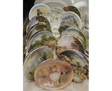 Collectors Plates - Wedgwood, Royal Doulton; Worcester; Wedgwood Wild Strawberry pattern plate; vase;  etc 