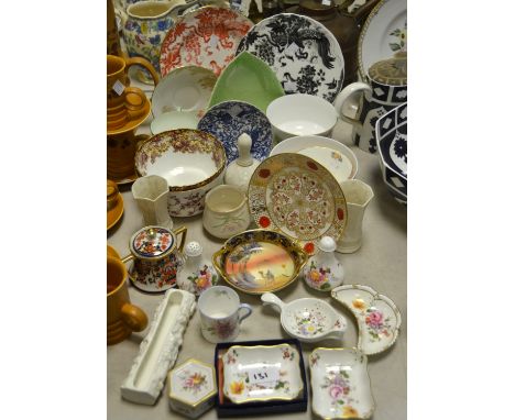 A Crown Derby Hawthorne pattern circular sugar basin, transfer printed in the Aesthetic Movement taste, brown printed marks, 