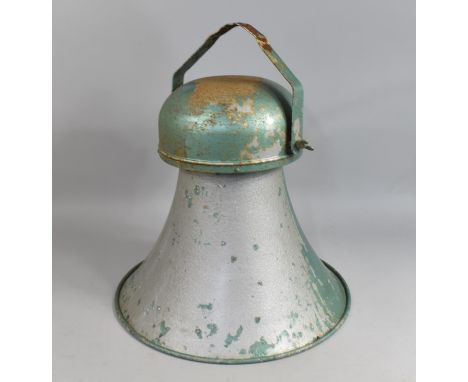 A Vintage Light Fitting, Bell Pendant Form 