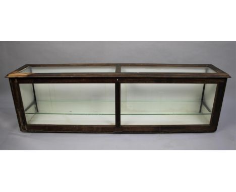 A Vintage Shop Display Cabinet, 157cm Long 