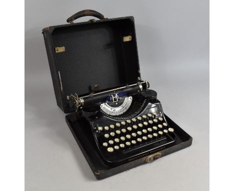 An Early 20th Century Underwood Elliott Fisher Ltd Portable Typewriter 