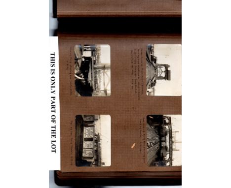 old Photex album of photos 8 5 x 5 5 cms of Essex, Brentwood, Harwich, Colchester, Maldon, Clacton, Dedham, plus Grt Yarmouth