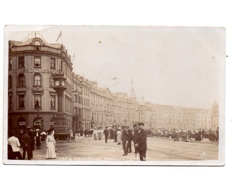  Isle of Man, Douglas, Loch Promenade RP, very busy, used 1907, publisher J M 