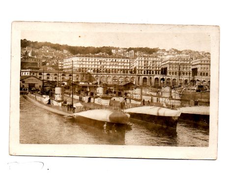  K class WW1 submarines in dock, these were steam powered subs with boilers and funnels…the funnels could be pulled down and 