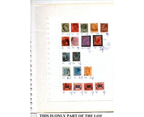  Italy 1863 -1922 Compact yet valuable collection on 3 annotated leaves with better and hi cat stamps, m& (chiefly,u);we note