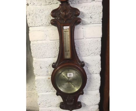 MAHOGANY CASED BAROMETER