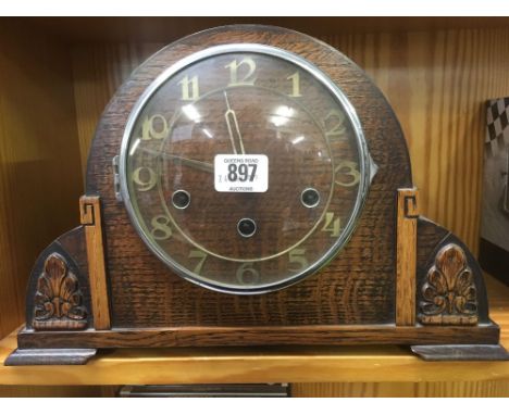 WOOD CASES MANTEL CLOCK WITH WESTMINSTER CHIME